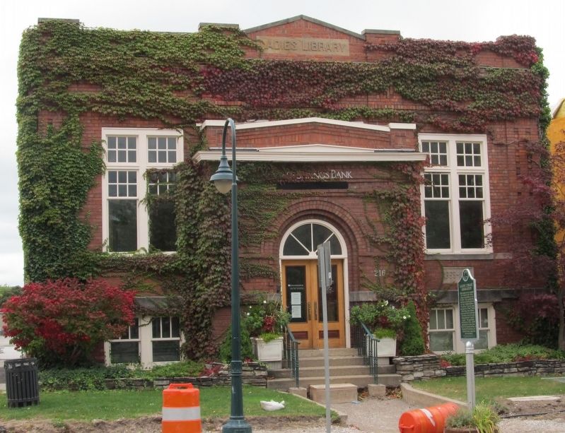 Ladies Library Association / Ladies Library Building Marker image. Click for full size.