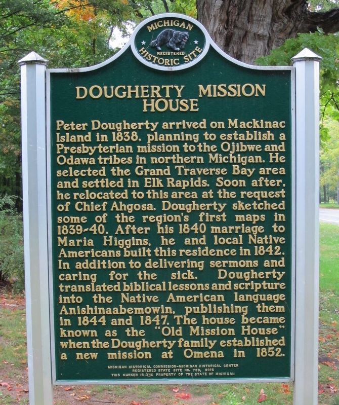 Dougherty Mission House / Rushmore House and Inn Marker image. Click for full size.