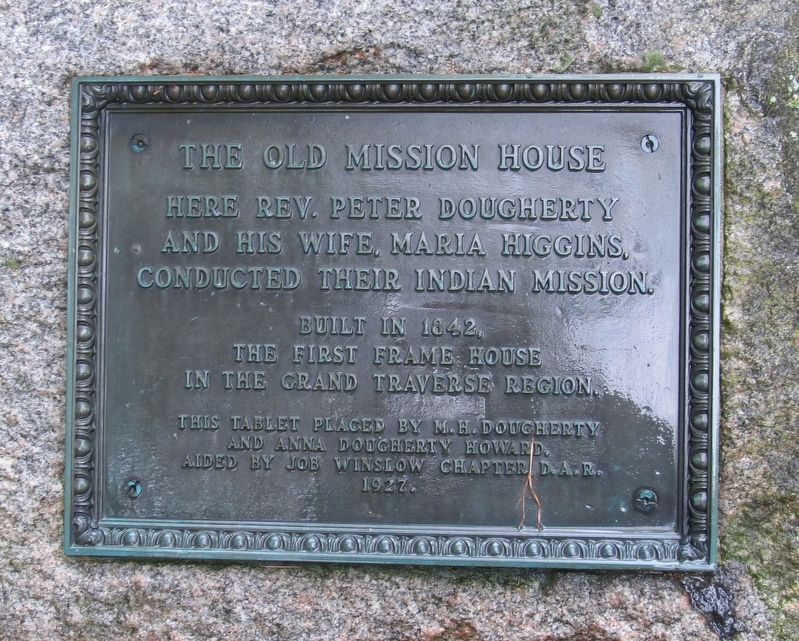 The Old Mission House Marker image. Click for full size.