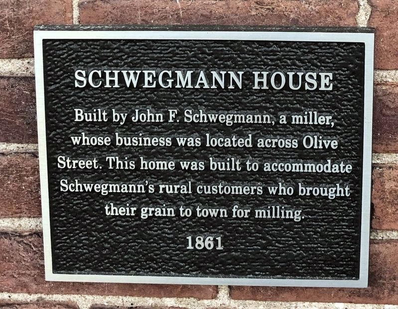Schwegmann House Marker image. Click for full size.
