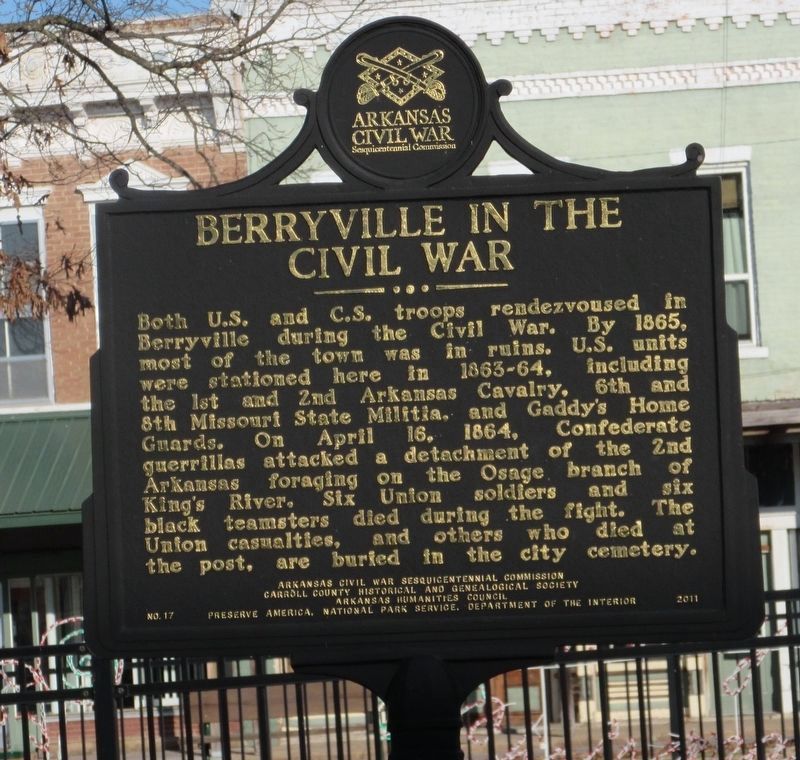 Berryville In The Civil War Marker image. Click for full size.
