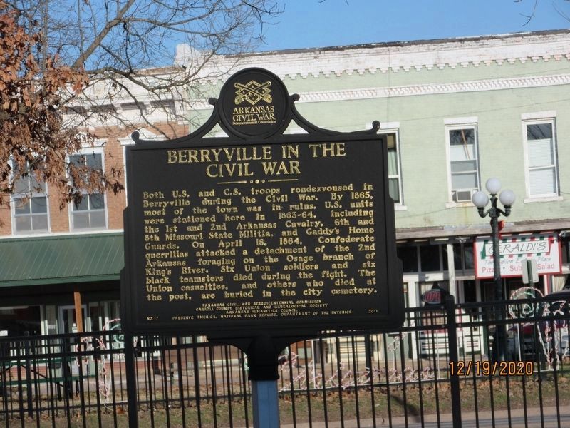 Berryville In The Civil War Marker image. Click for full size.