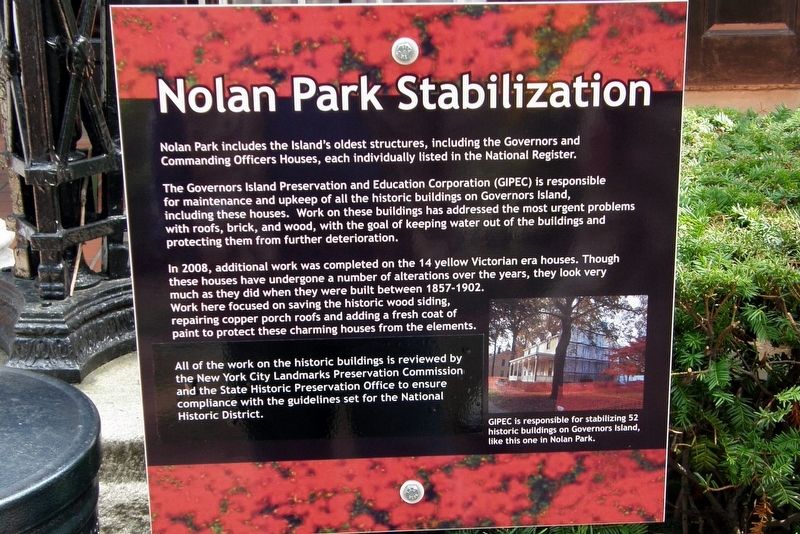Nolan Park Stabilization Marker image. Click for full size.