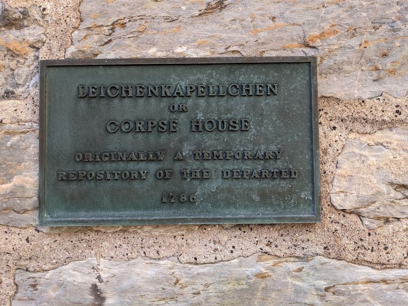 Leichenkapellchen or Corpse House Marker image. Click for full size.