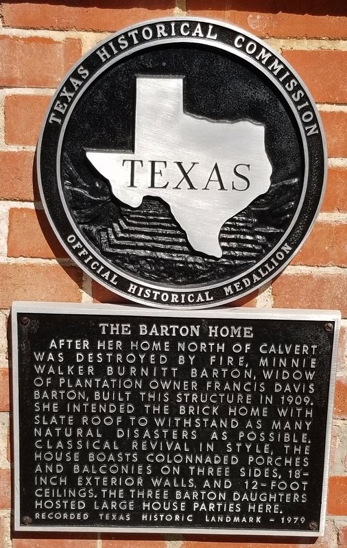The Barton Home Marker image. Click for full size.