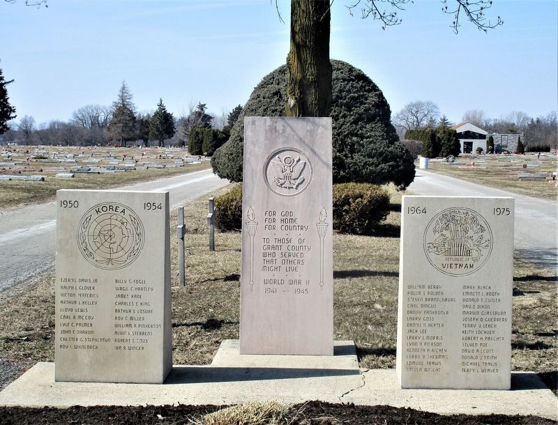Grant County Veterans Memorial image. Click for full size.