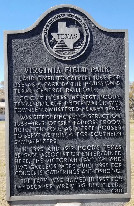 Virginia Field Park Marker image. Click for full size.