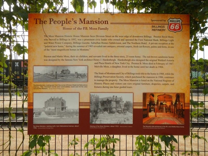The People's Mansion Marker image. Click for full size.