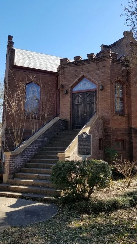 Sneed Memorial Methodist Church and Marker image. Click for full size.
