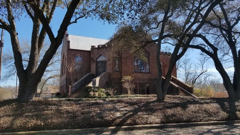 The view of the Sneed Memorial Methodist Church from the road image. Click for full size.