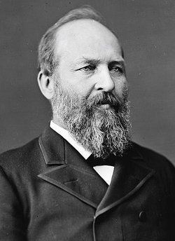 James A. Garfield image. Click for full size.