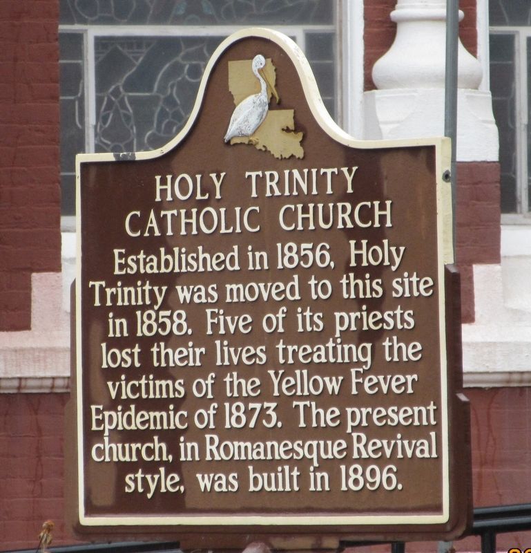 Holy Trinity Catholic Church Marker image. Click for full size.