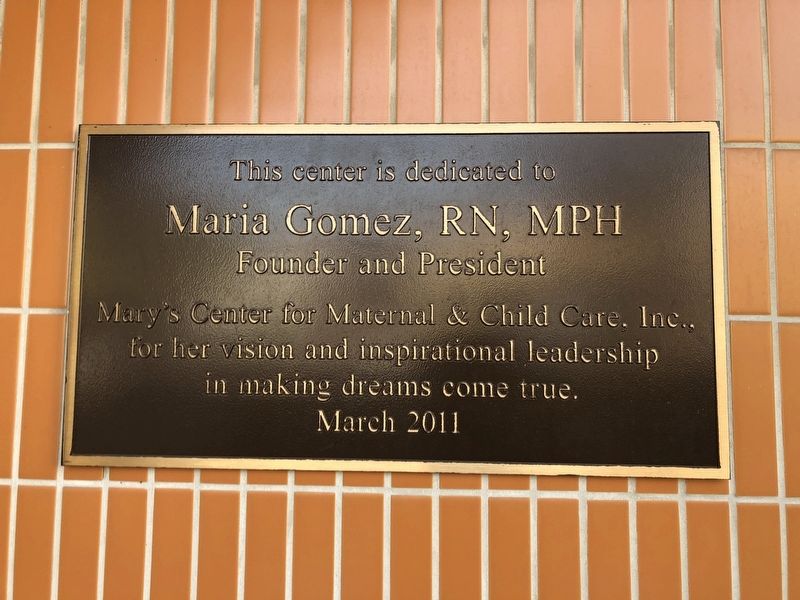 Maria Gomez, RN, MPH Marker image. Click for full size.
