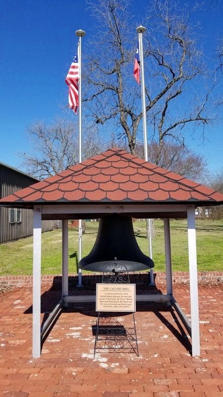 "The Calvert Bell" and Marker image. Click for full size.