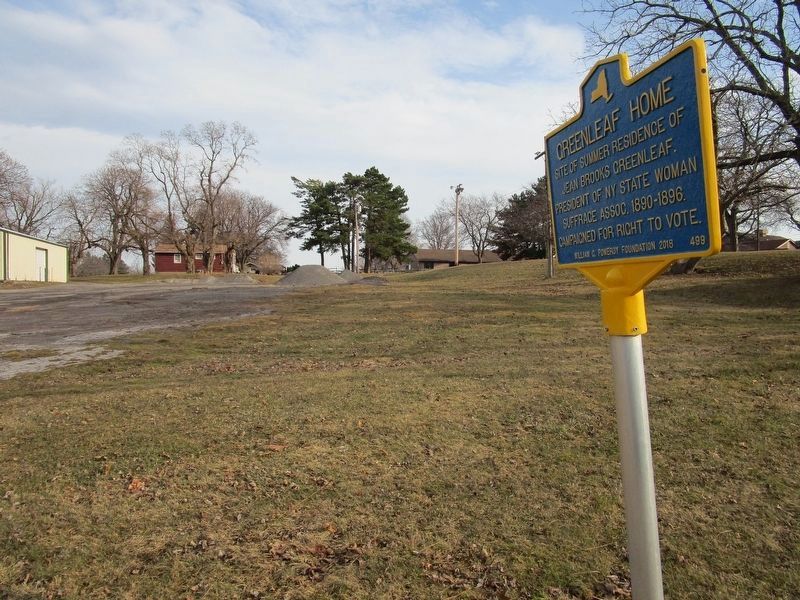 Greenleaf Home Marker Site. Click for full size. Greenleaf Home Marker Site image. Click for full size.