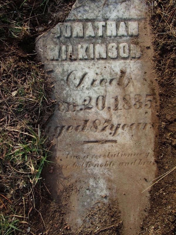 Wilkinson Headstone image. Click for full size.