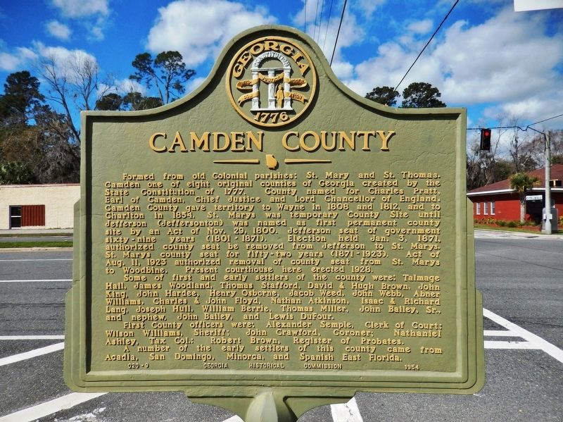 Camden County Marker image. Click for full size.