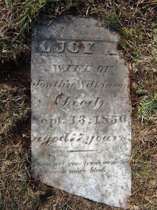 Wife's Headstone image. Click for full size.