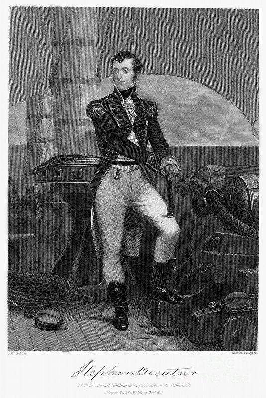Commodore Stephen Decatur, USN image. Click for full size.