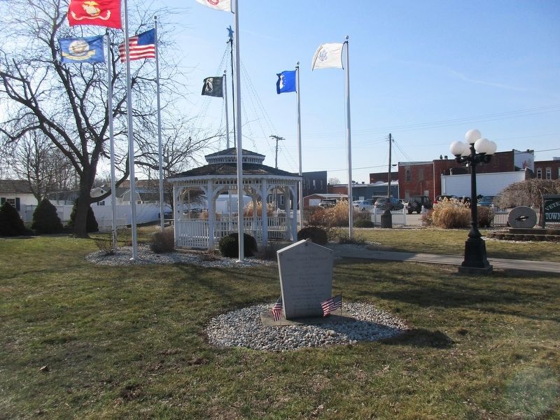 Markle Veterans Memorial image. Click for full size.