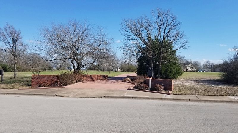 The view of the Richard Carter Homesite Marker from the road. Click for full size. The view of the Richard Carter Homesite Marker from the road image. Click for full size.