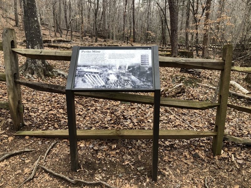 Pyrite Mine Marker. Click for full size. Pyrite Mine Marker image. Click for full size.