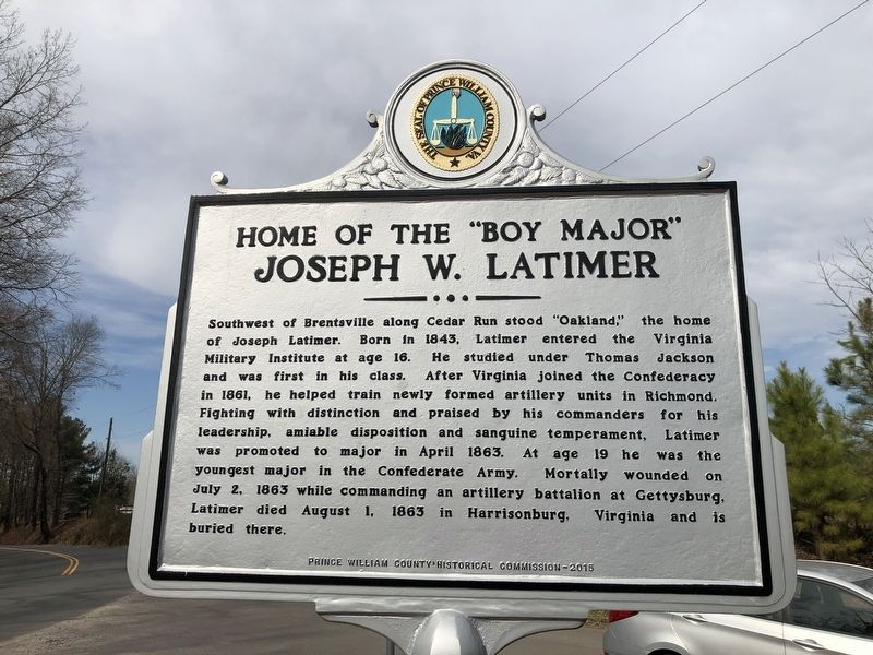 Home of the "Boy Major" Marker image. Click for full size.