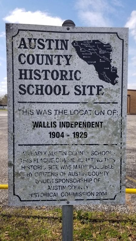 Wallis Independent Marker image. Click for full size.