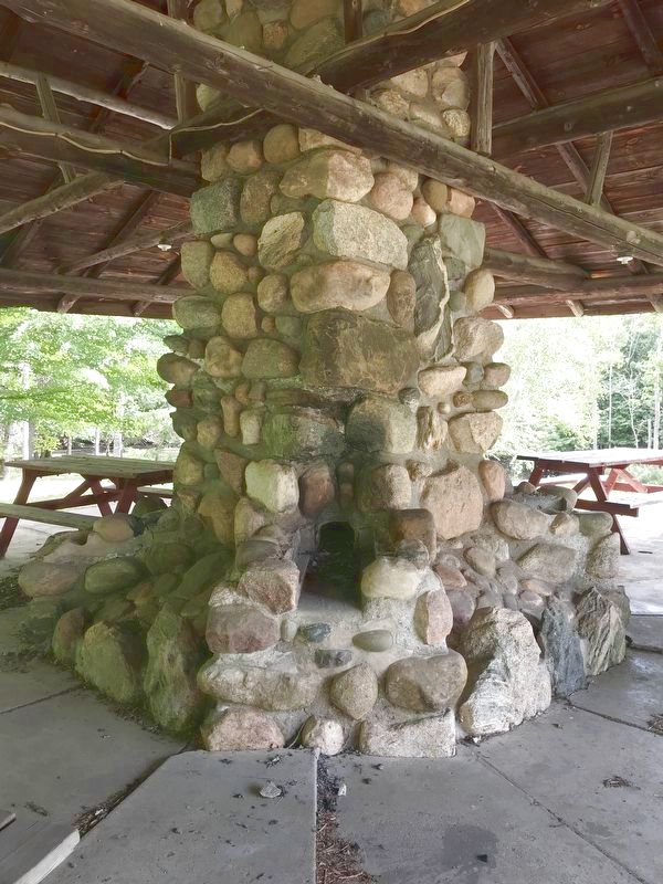 The Stone Chimney and One of the Four Ovens under the Cleveland Park Pavilion. Click for full size. The Stone Chimney and One of the Four Ovens under the Cleveland Park Pavilion image. Click for full size.