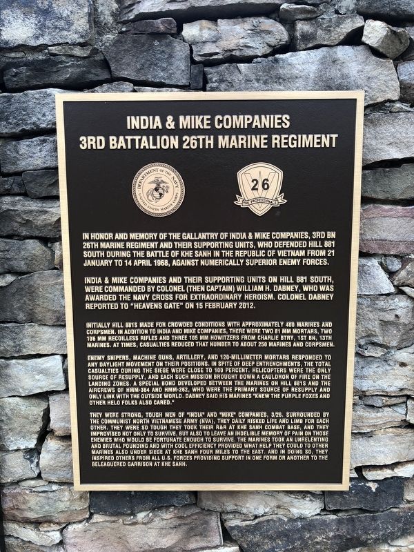 India & Mike Companies Marker image. Click for full size.