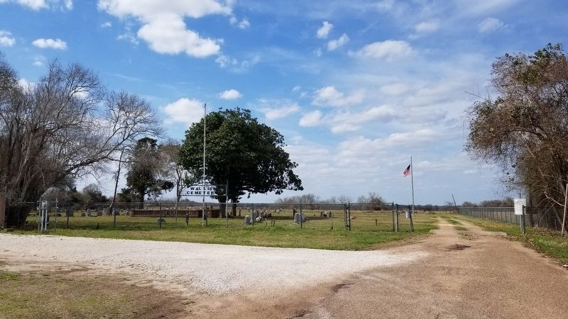 The entrance to the Wallis Cemetery image. Click for full size.