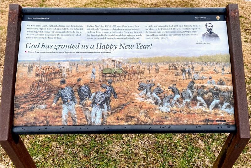 God has granted us a Happy New Year! Marker image. Click for full size.