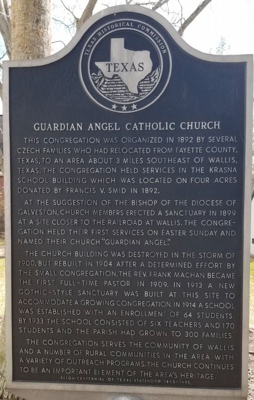 Guardian Angel Catholic Church Marker image. Click for full size.