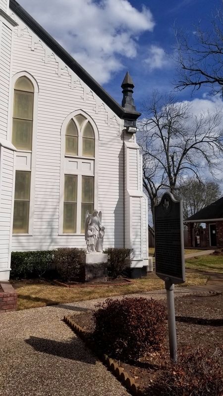 Guardian Angel Catholic Church and Marker image. Click for full size.