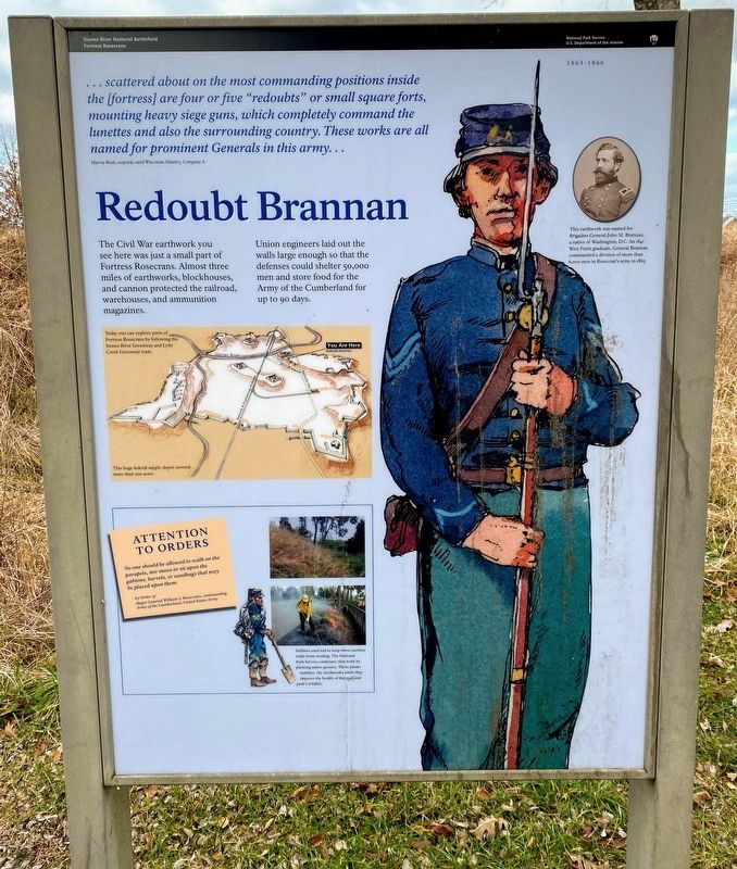 Redoubt Brannan Marker image. Click for full size.