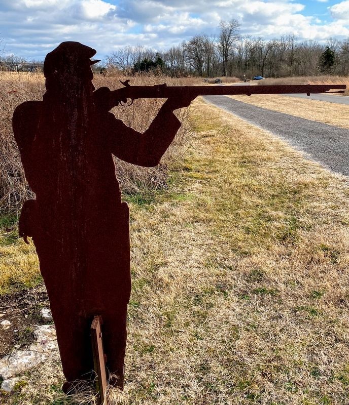Soldier Silhouette near the marker image. Click for full size.