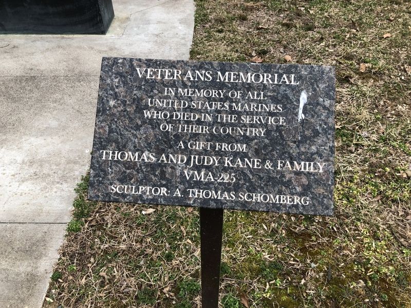 Closeup of dedication plaque image. Click for full size.