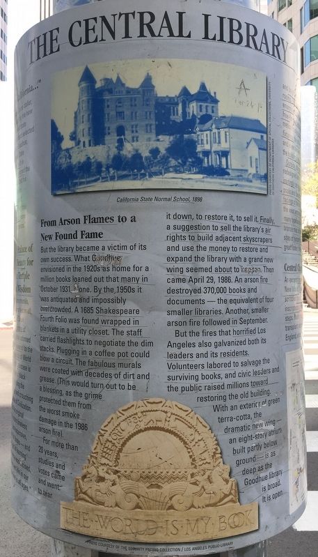 Central Library Marker image. Click for full size.