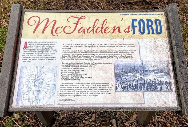McFadden's Ford Marker image. Click for full size.