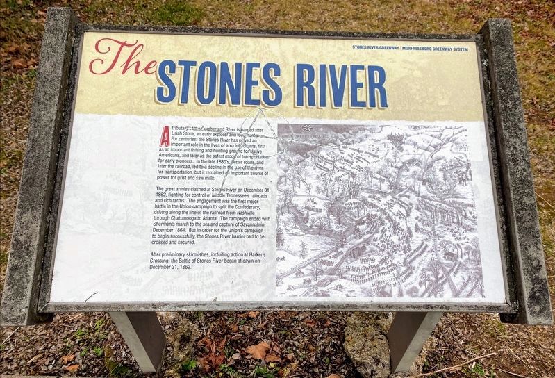 Stones River Marker image. Click for full size.