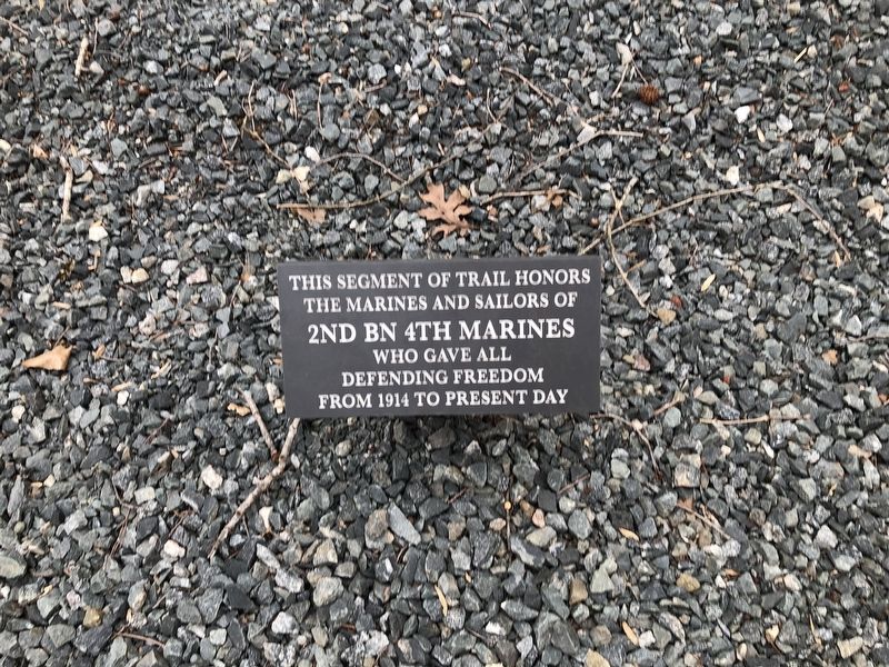 2nd Bn 4th Marines Memorial Trail Segment Marker image. Click for full size.