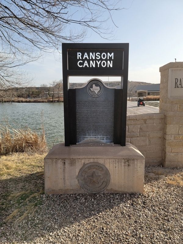 Ransom Canyon Marker image. Click for full size.