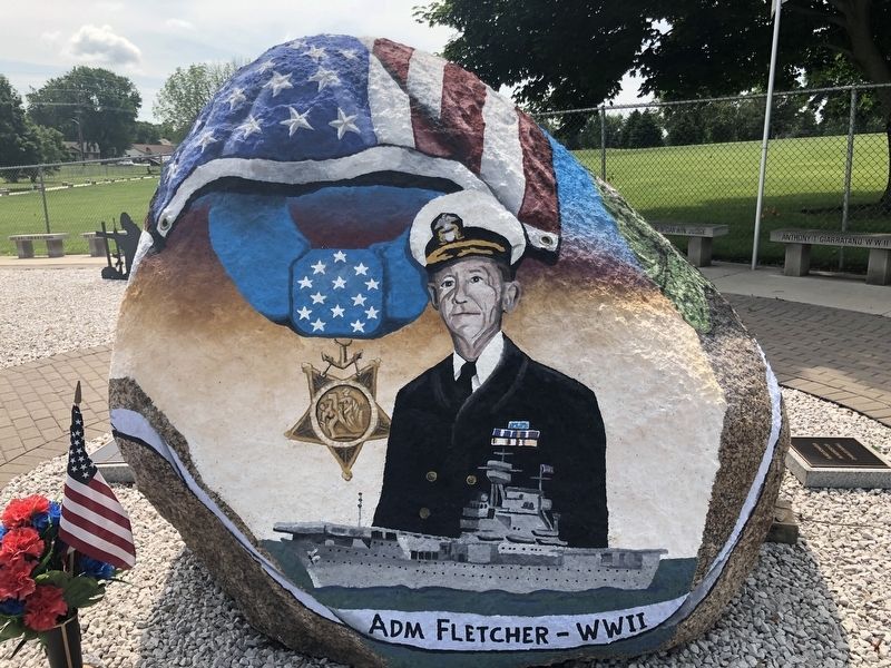 Marshalltown Freedom Rock Memorial West Side image. Click for full size.