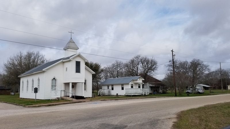 The view of the Midfield Methodist Church from across the road. Click for full size. The view of the Midfield Methodist Church from across the road image. Click for full size.