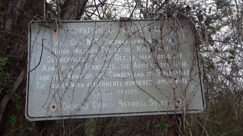 Occupation of Gaylesville Marker image. Click for full size.
