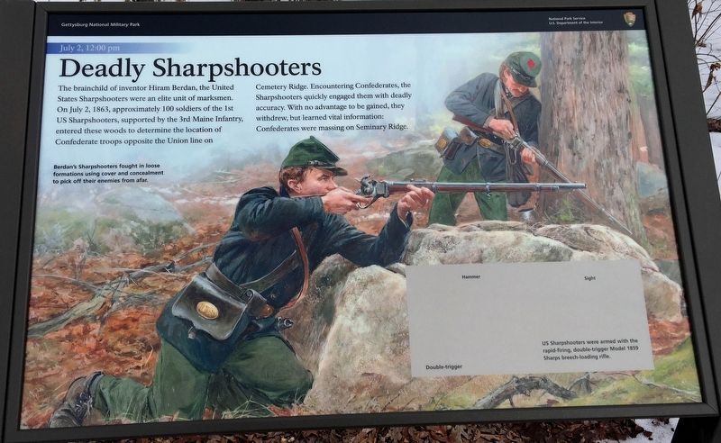 Deadly Sharpshooters Marker image. Click for full size.