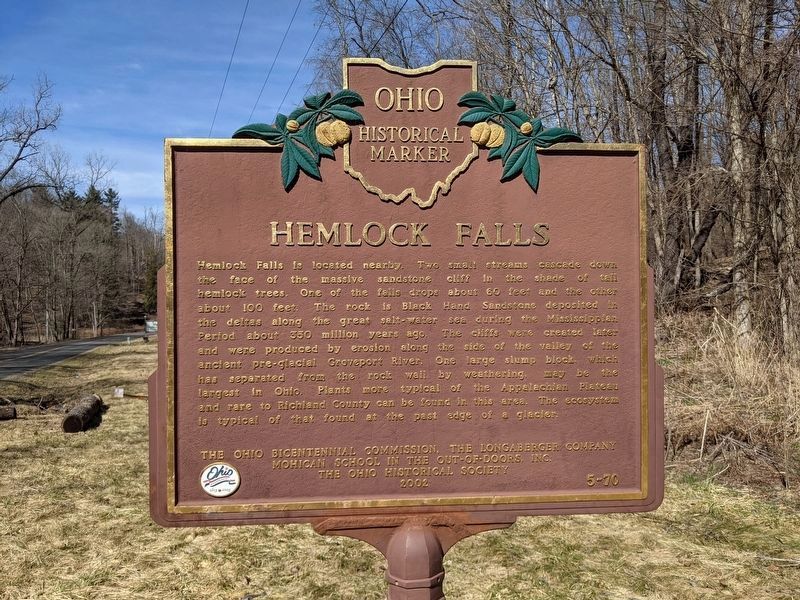 Hemlock Falls Marker image. Click for full size.