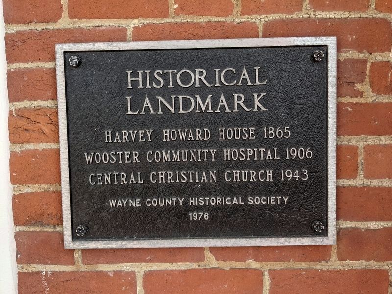 Harvey Howard House Historical Landmark Marker image. Click for full size.