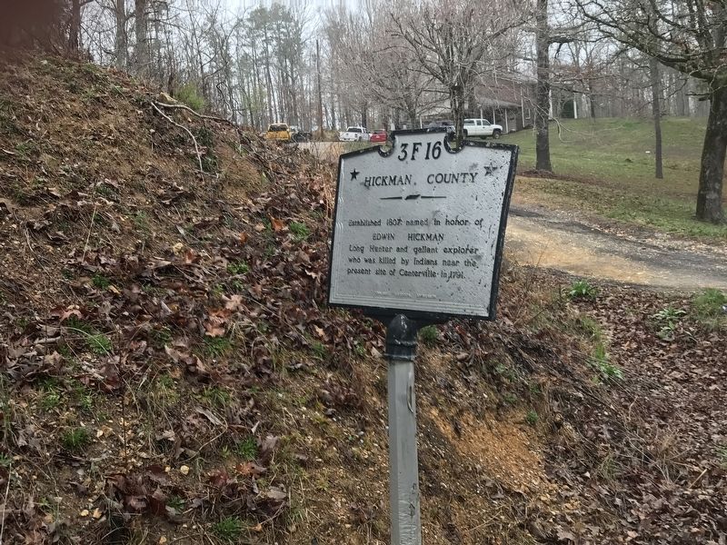 Hickman County / Lewis County Marker image. Click for full size.