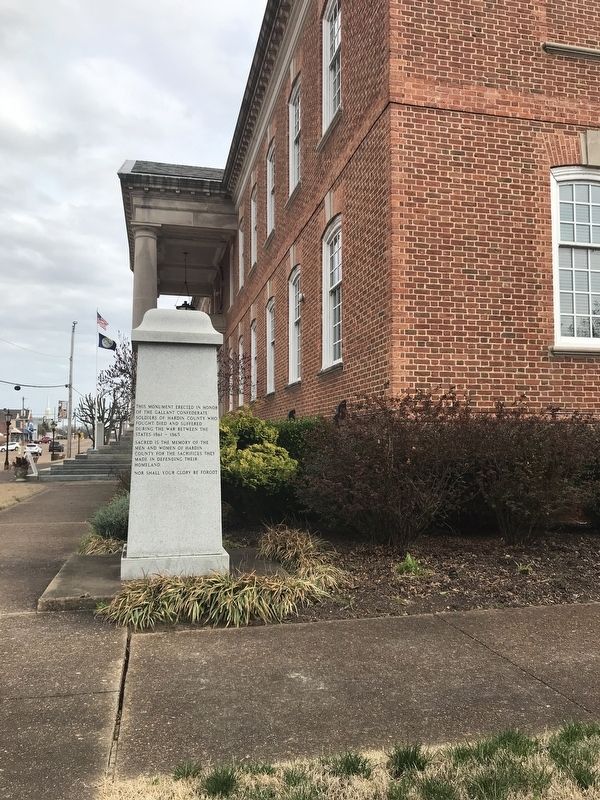 Hardin County Confederate Memorial. Click for full size. Hardin County Confederate Memorial image. Click for full size.